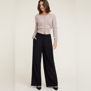 Dynamite Black Wide-Leg Women's Pants